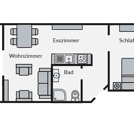 Lägenhet Inselparadies Ferienwohnung Bernstein Re. 185518-3 *